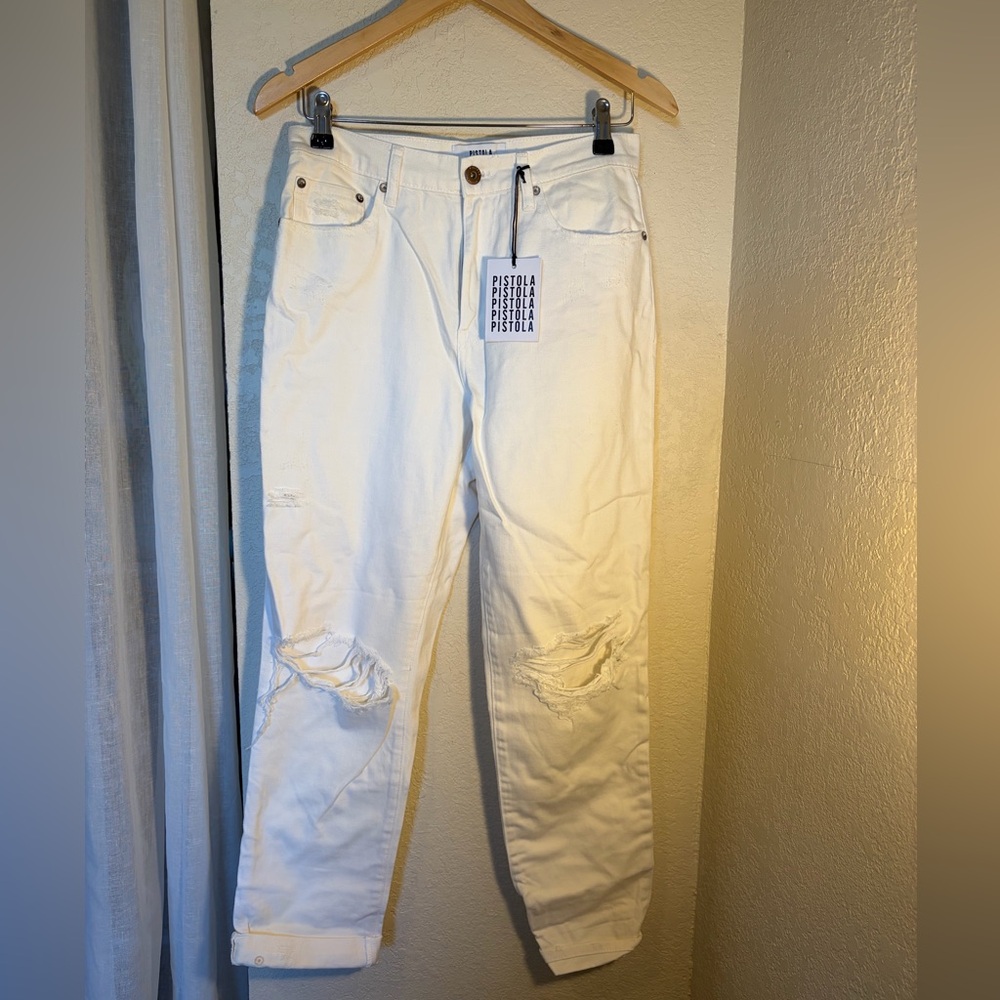 Pistola Distressed Boyfriend Jeans
